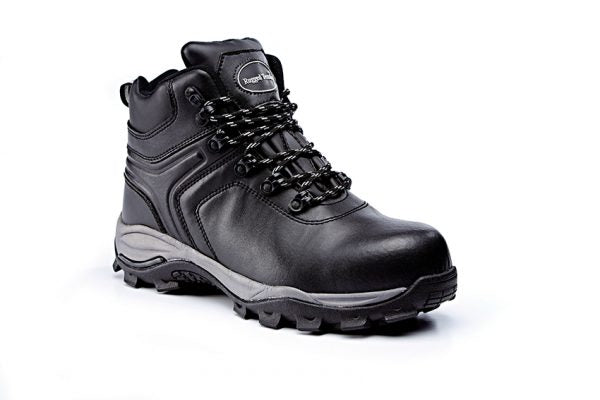 Black Leather Waterproof Hiker Boot